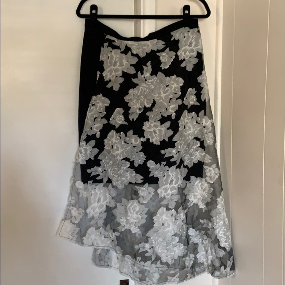 DRIFTER unique floral overlay skirt - Picture 1 of 6